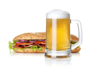 Sandwich and Beer 