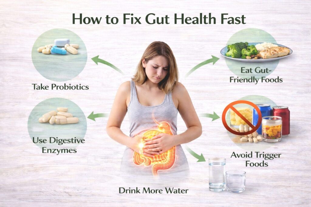 How to Fix Gut Health Fast