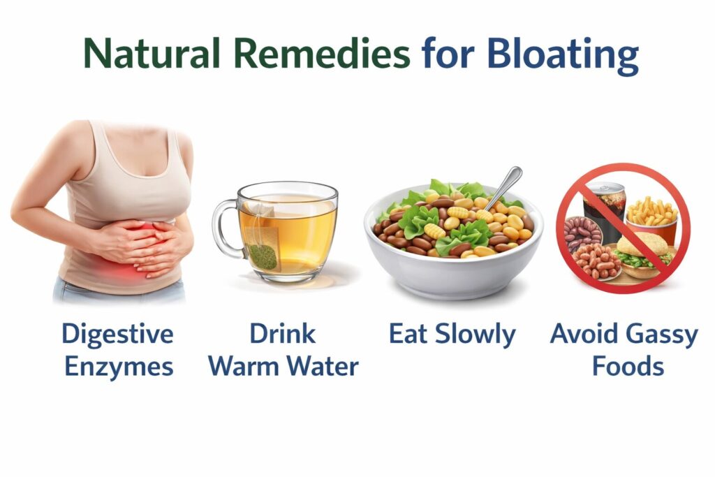 Natural remedies for bloating